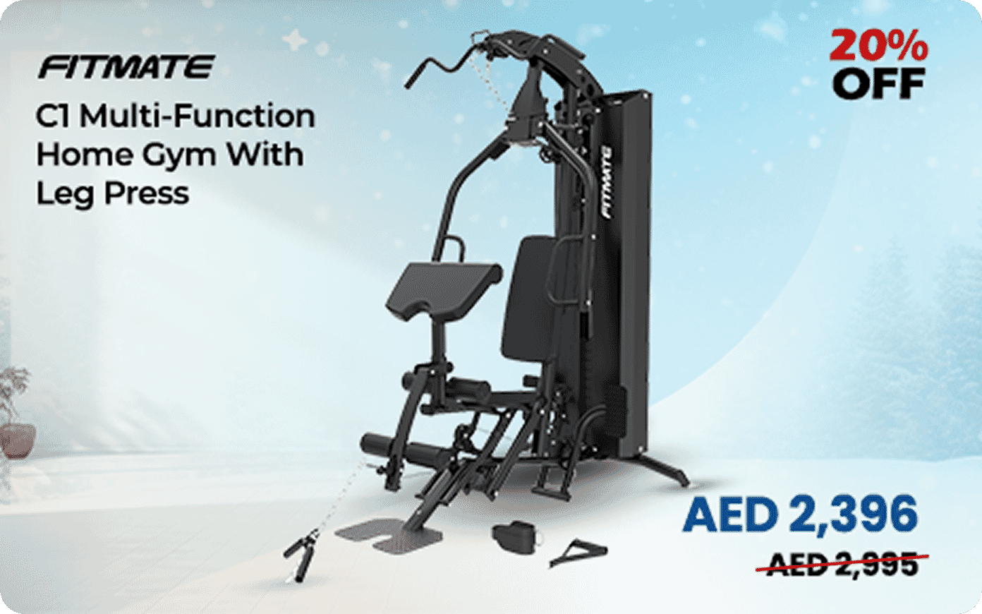 Fitmate C1 Multi-Function Home Gym With Leg Press