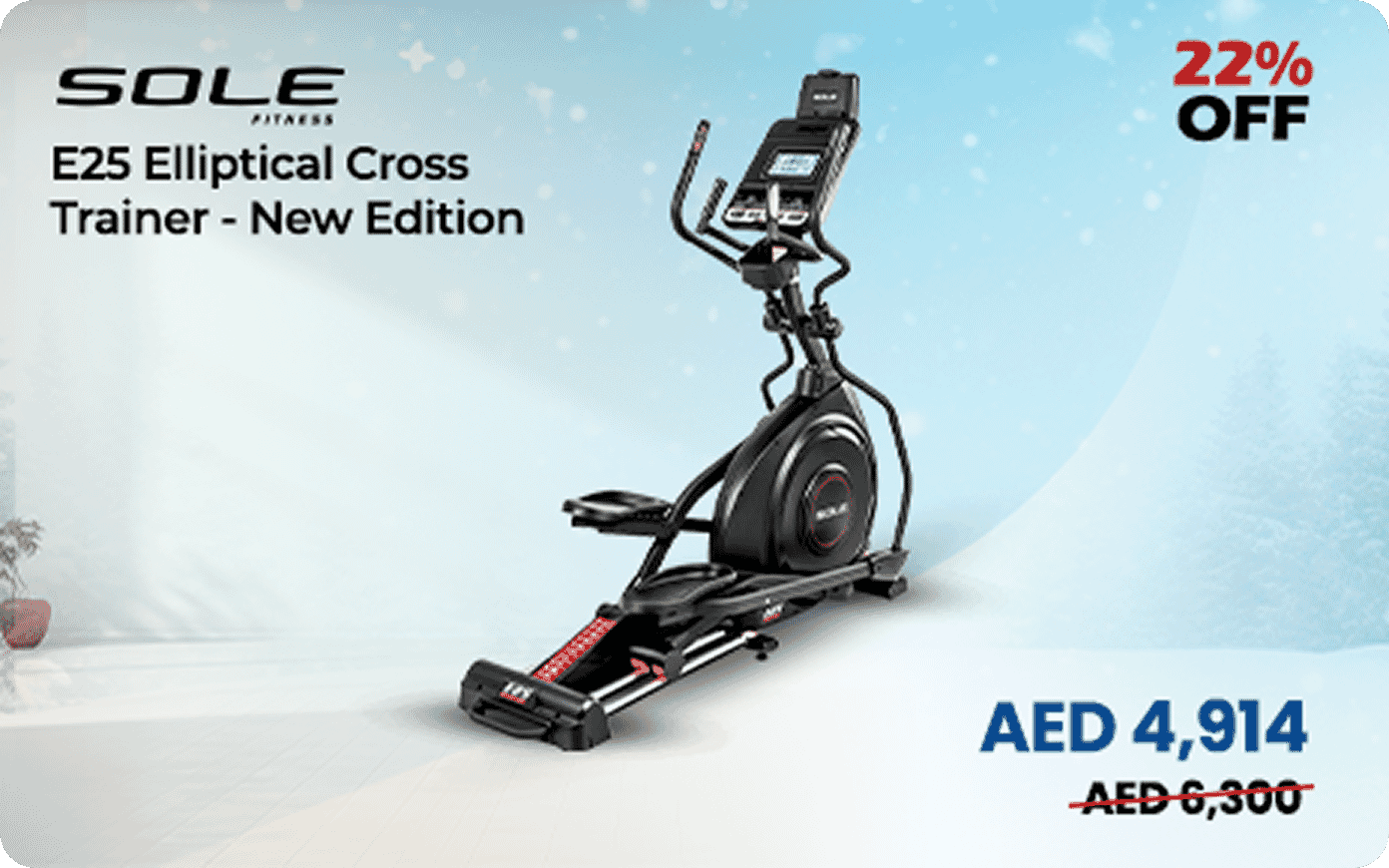 Sole Fitness E25 Elliptical Cross Trainer - New Edition