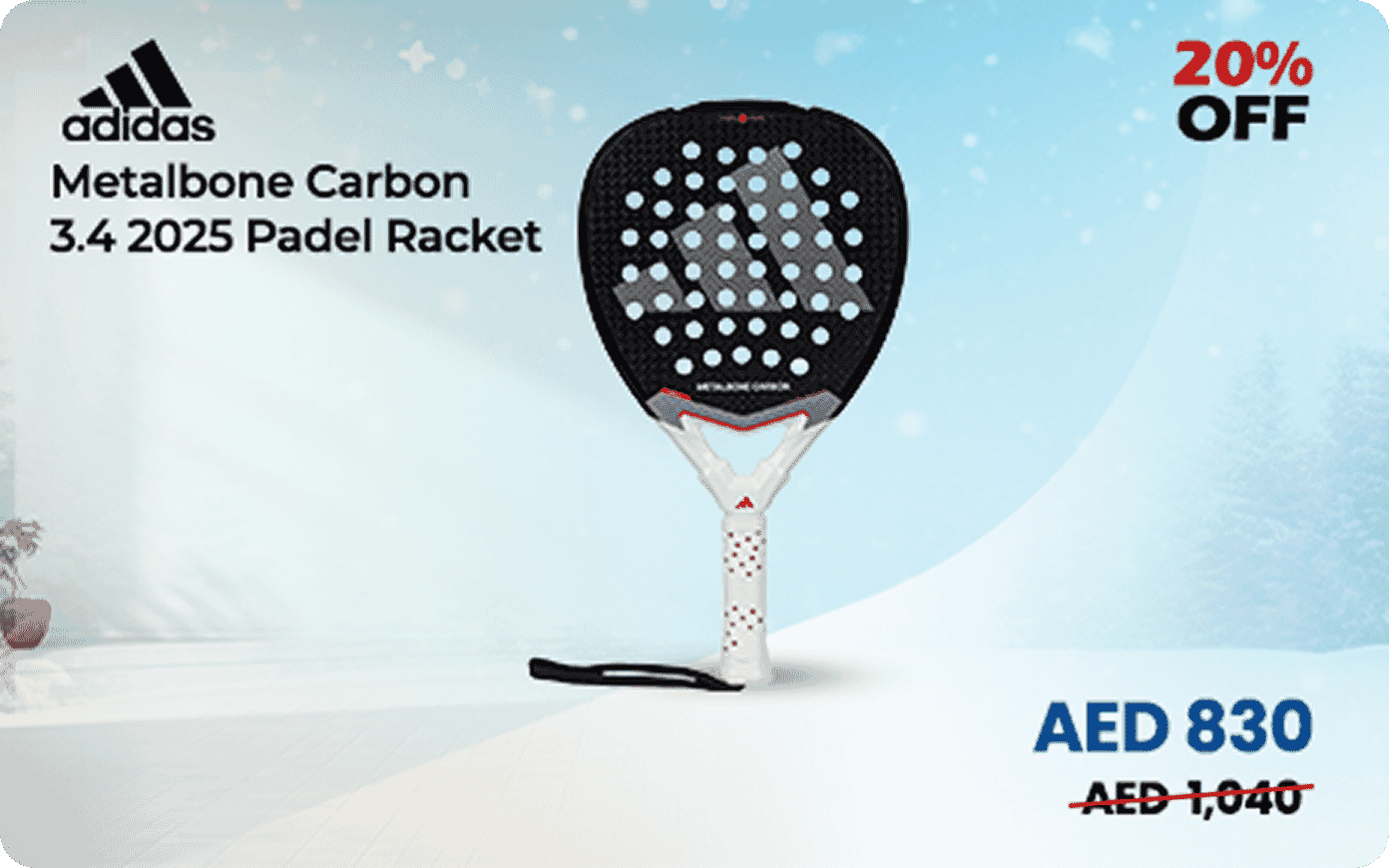 Adidas Metalbone Carbon 3.4 2025 Padel Racket